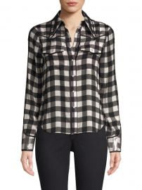 Caleb Western Check Plaid Shirt at Saks Fifth Avenue